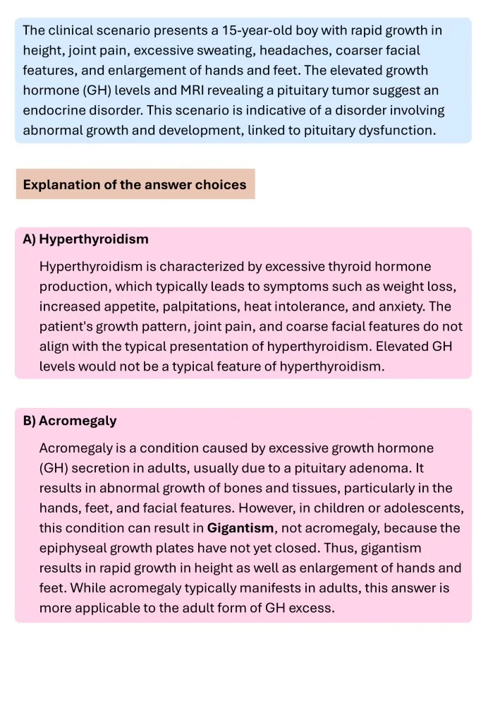 Easy medical books endocrinology mcq explanations ebook sample images (14)