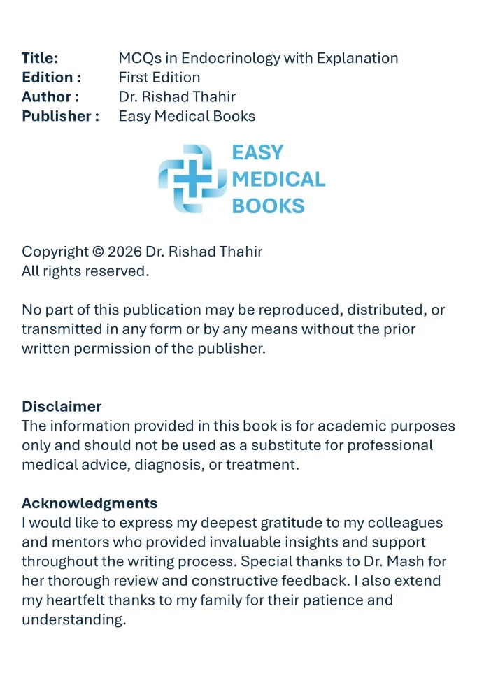 Easy medical books endocrinology mcq explanations ebook sample images (2)