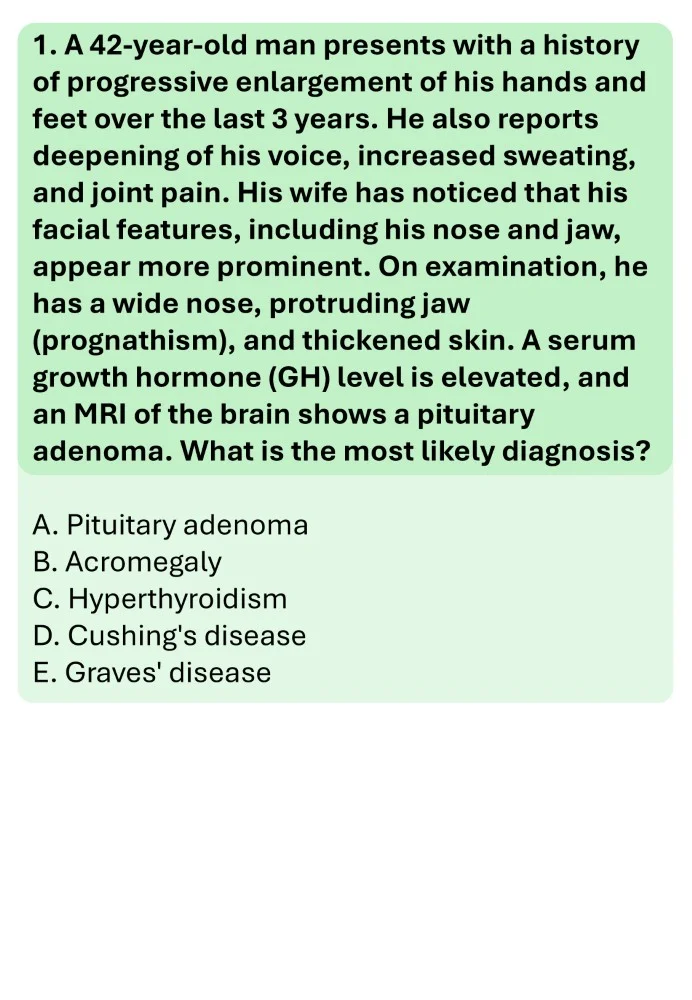 Easy medical books endocrinology mcq explanations ebook sample images (6)