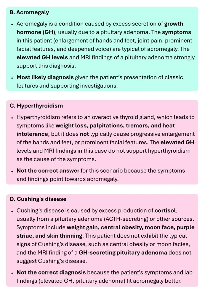 Easy medical books endocrinology mcq explanations ebook sample images (8)