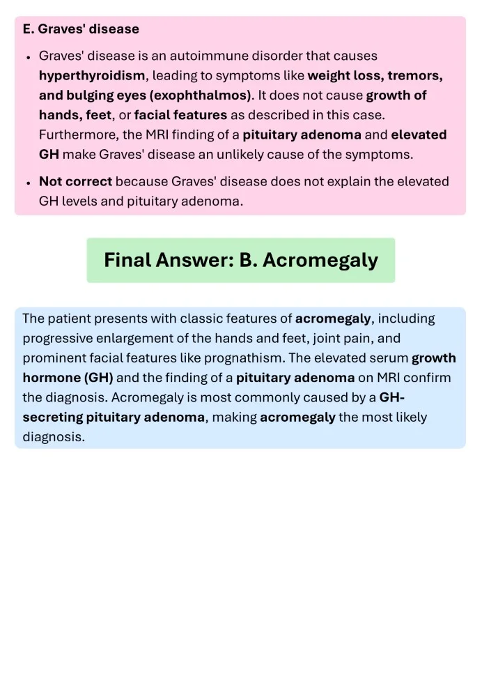 Easy medical books endocrinology mcq explanations ebook sample images (9)
