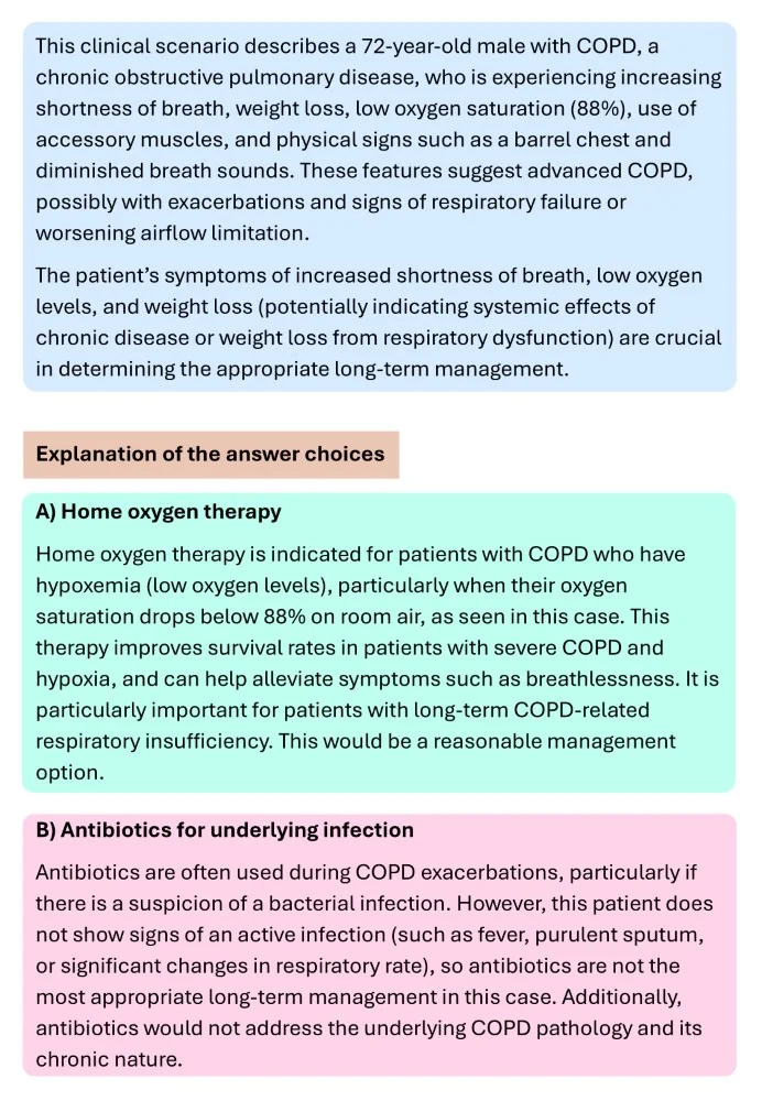 Easy medical books respiratory medicine mcq explanations ebook sample pages (18)
