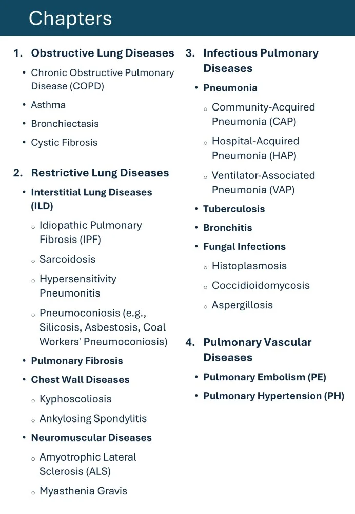 Easy medical books respiratory medicine mcq explanations ebook sample pages (3)