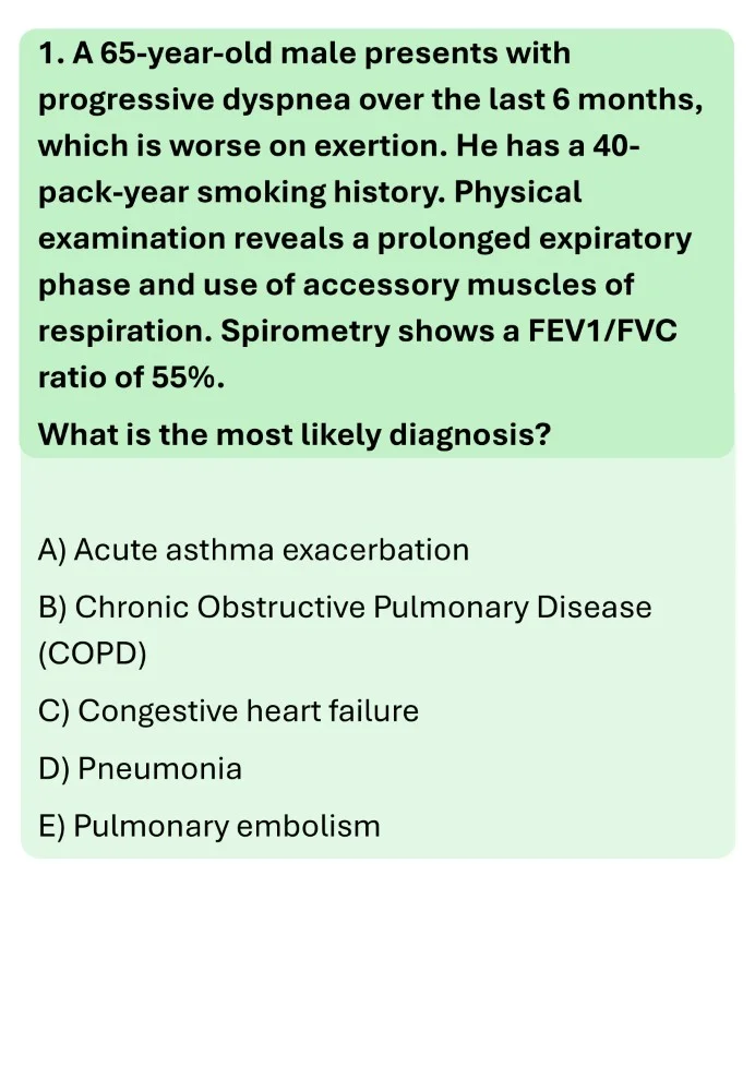 Easy medical books respiratory medicine mcq explanations ebook sample pages (6)